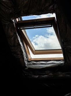 open attic window