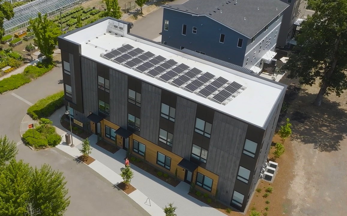 The COOP commercial roof by Dakota Roofing