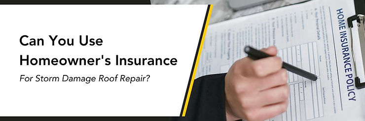 Can You Use Homeowner's Insurance for Storm Damage Roof Repair?