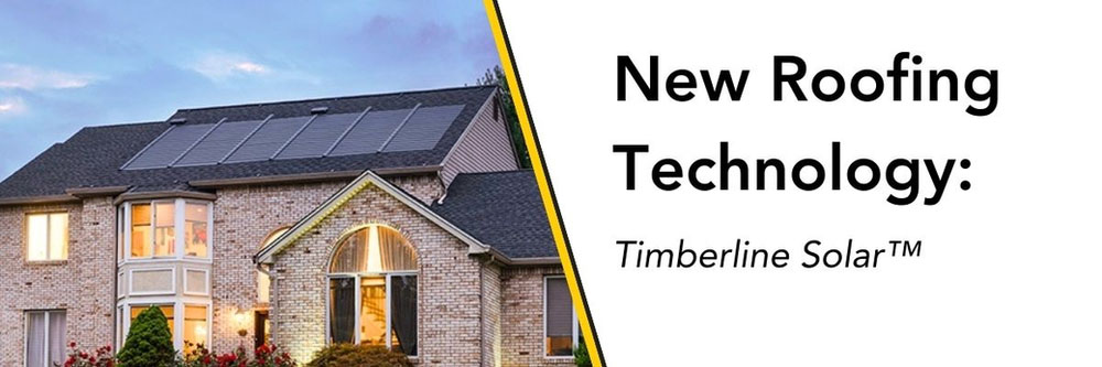 New Roofing Technology timberline solar by GAF installed by Dakota Roofing