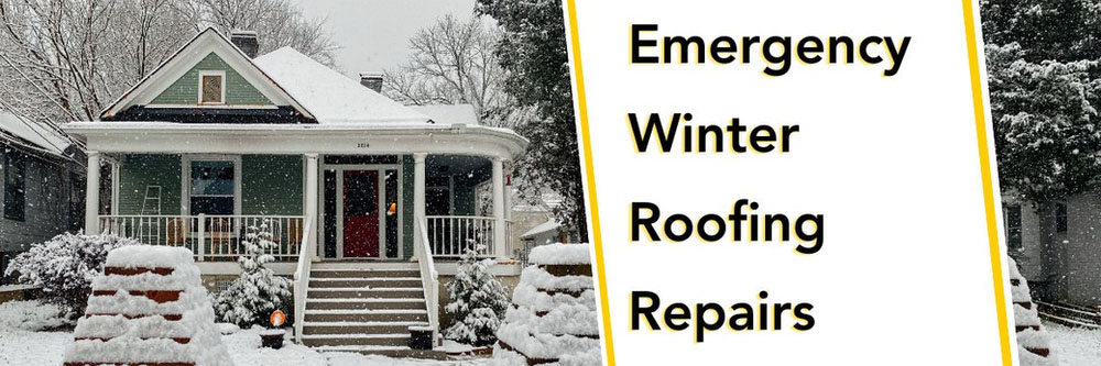 Emergency winter roofing repairs