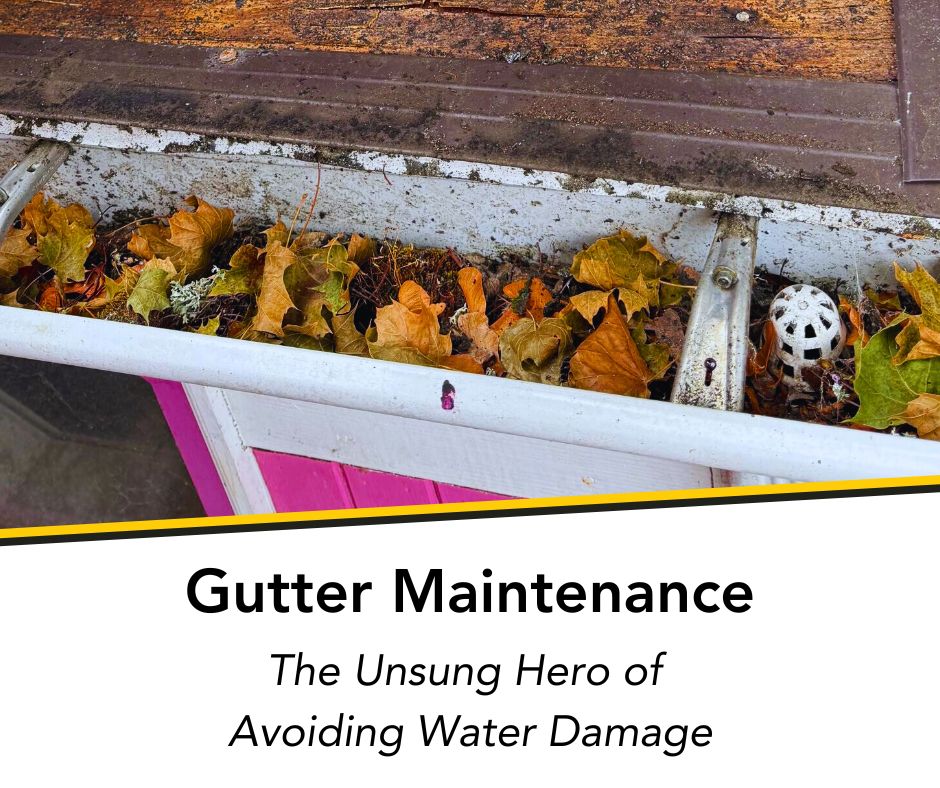 Gutter Maintenance the unsung hero of avoiding water damage