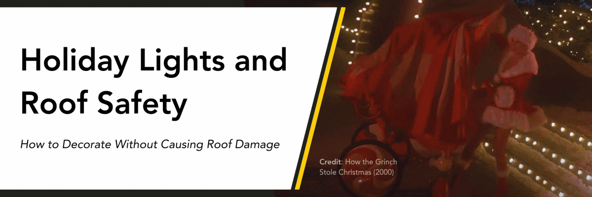 holiday lights and roof safety how to decorate without causing roof damage