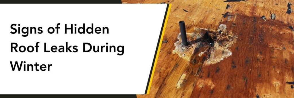Signs of Hidden Roof Leaks