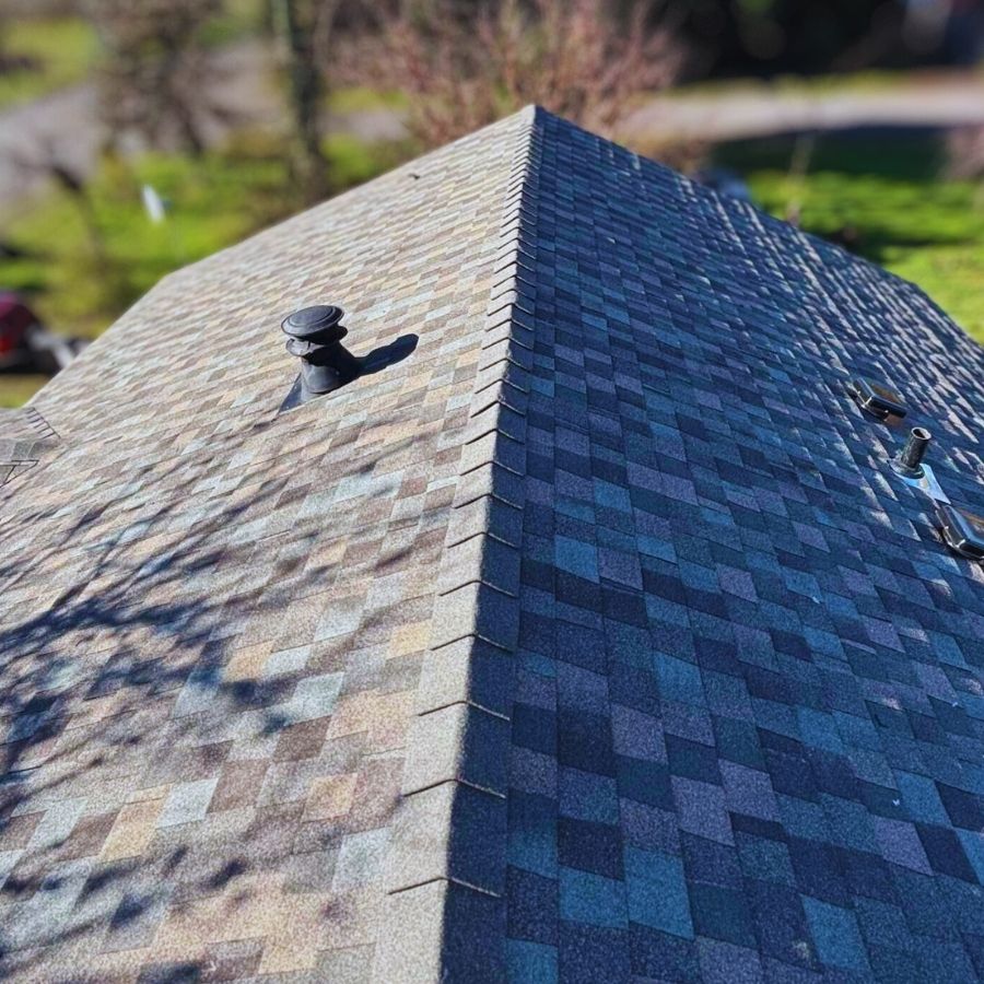 a freshly redone roof in salem orefon