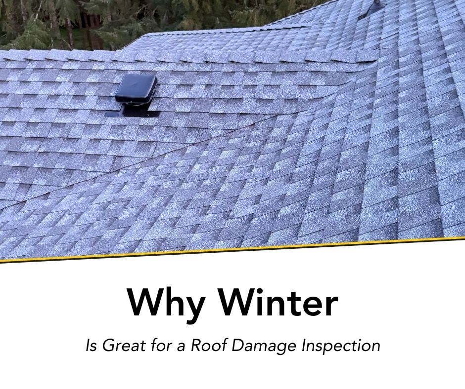 shows freshly finished roof from a roof damage inspection for the Why Winter is Great for a Roof Damage Inspection blog post
